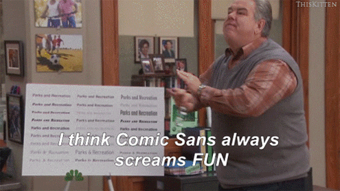 Comic Sans MS in Powerpoint Präsentationen
