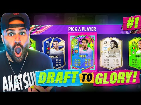 OMG THE GREATEST DRAFT EVER!!! *NEW SERIES* DRAFT TO GLORY!! #01 Fifa 21 Ultimate Team