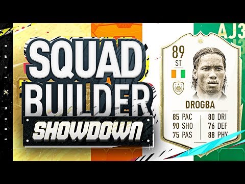 Fifa 20 Squad Builder Showdown!!! NEW ICON DIDIER DROGBA!!! 89 Rated Drogba vs Zweback
