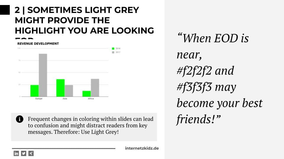 Light Grey Powerpoint Hacks