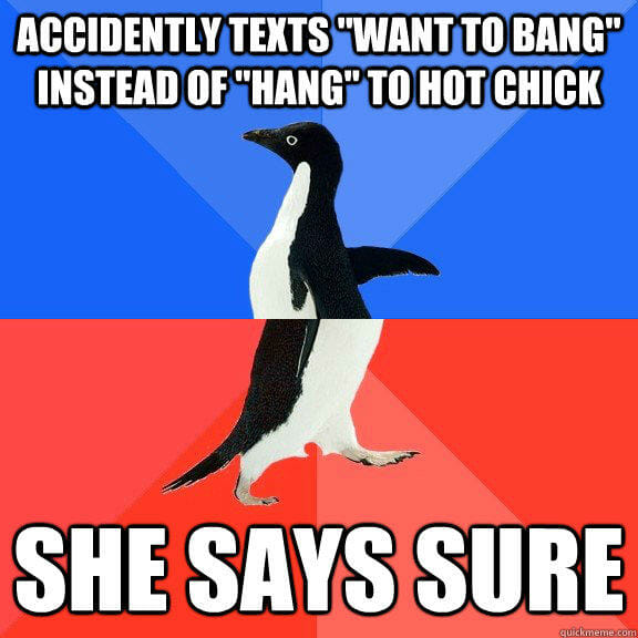 Socially Awkwards Awesome Penguin - hang and bang