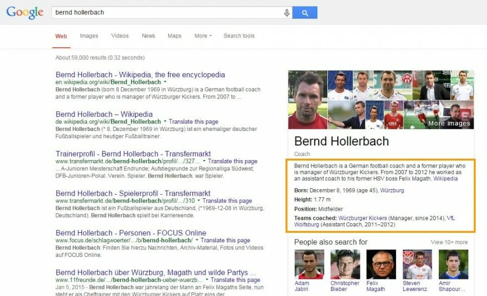 Bernd Hollerbach Google Suche