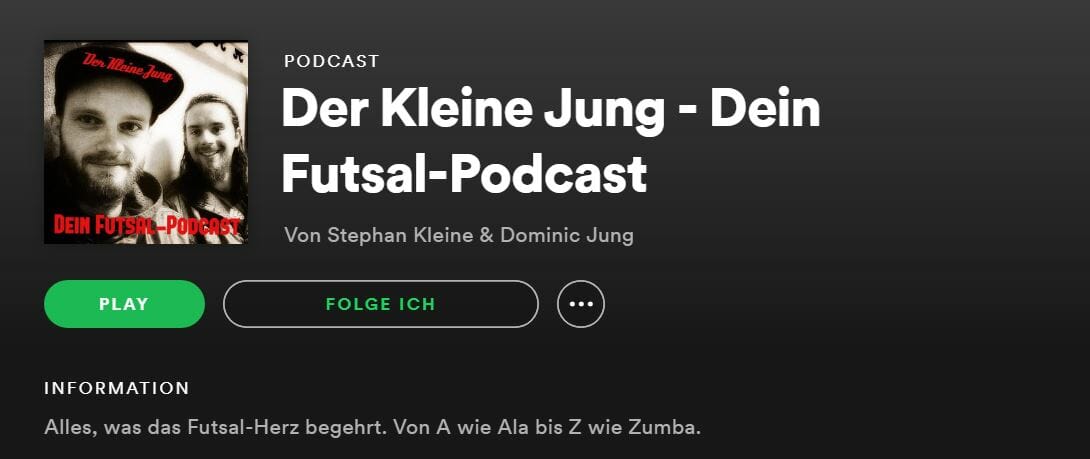 Der kleine Jung Futsal Podcast