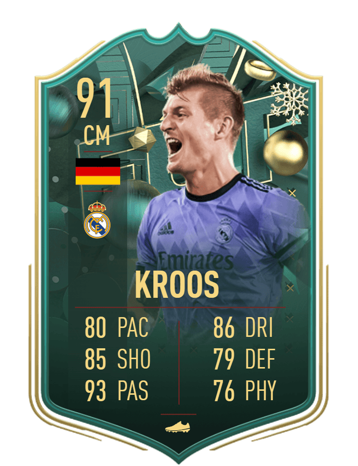 Toni Kroos FIFA23 91 Winter Wildcard