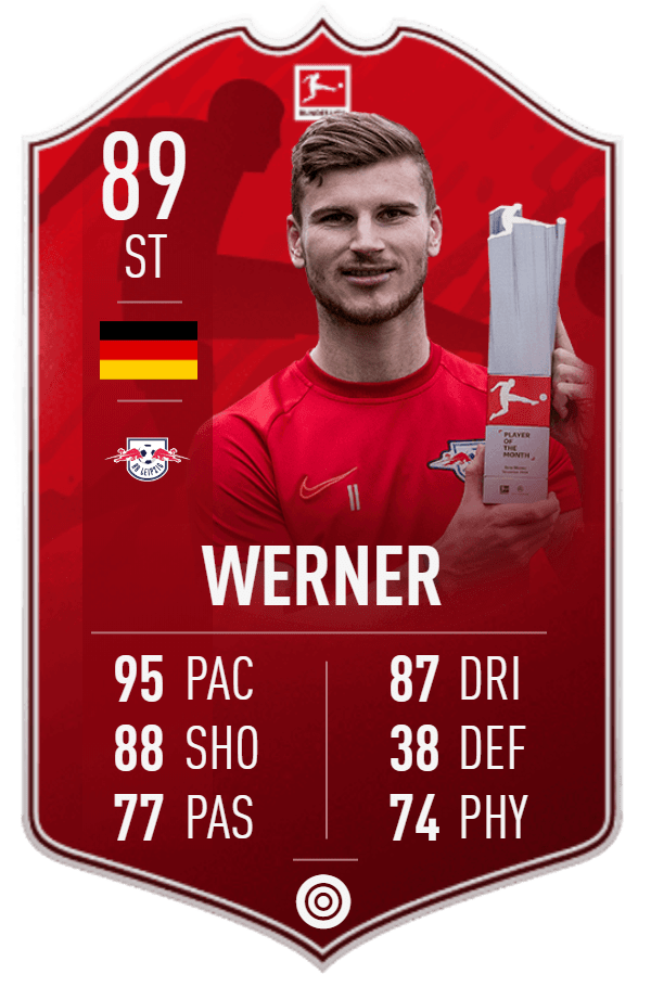 Timo Werner 89 FIFA20