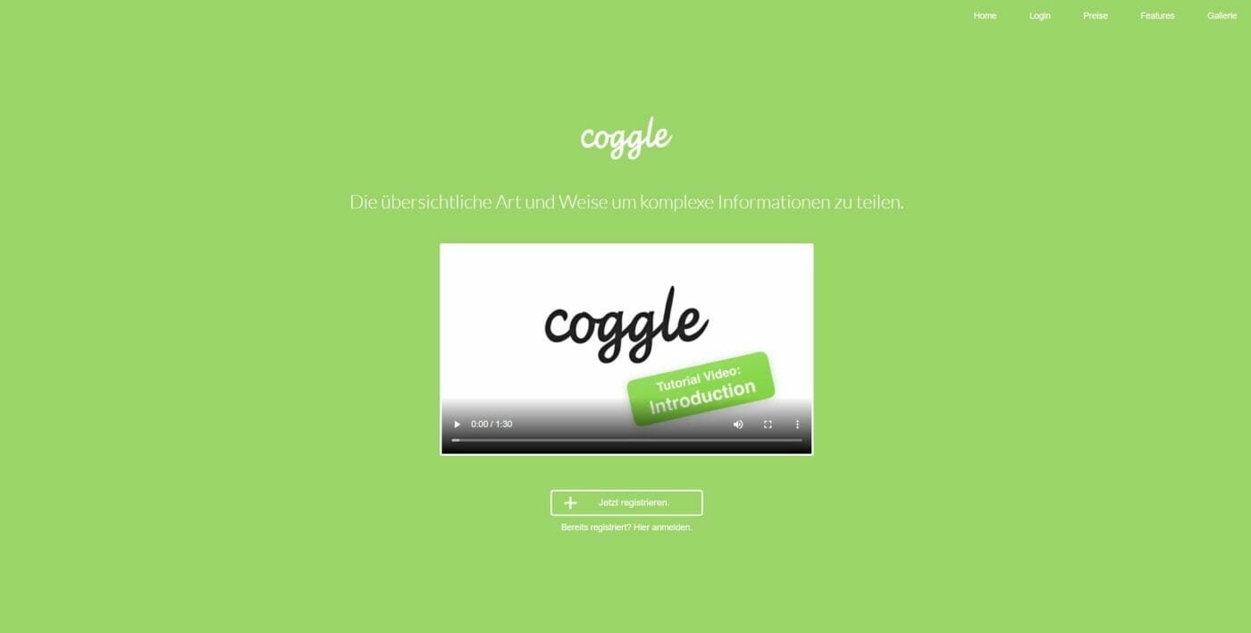 Coggle Startseite