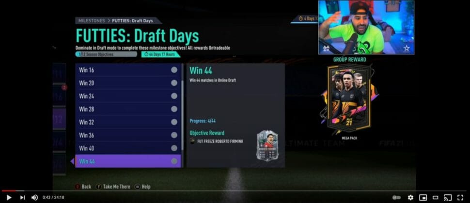 Mini Draft2Glory FIFA21