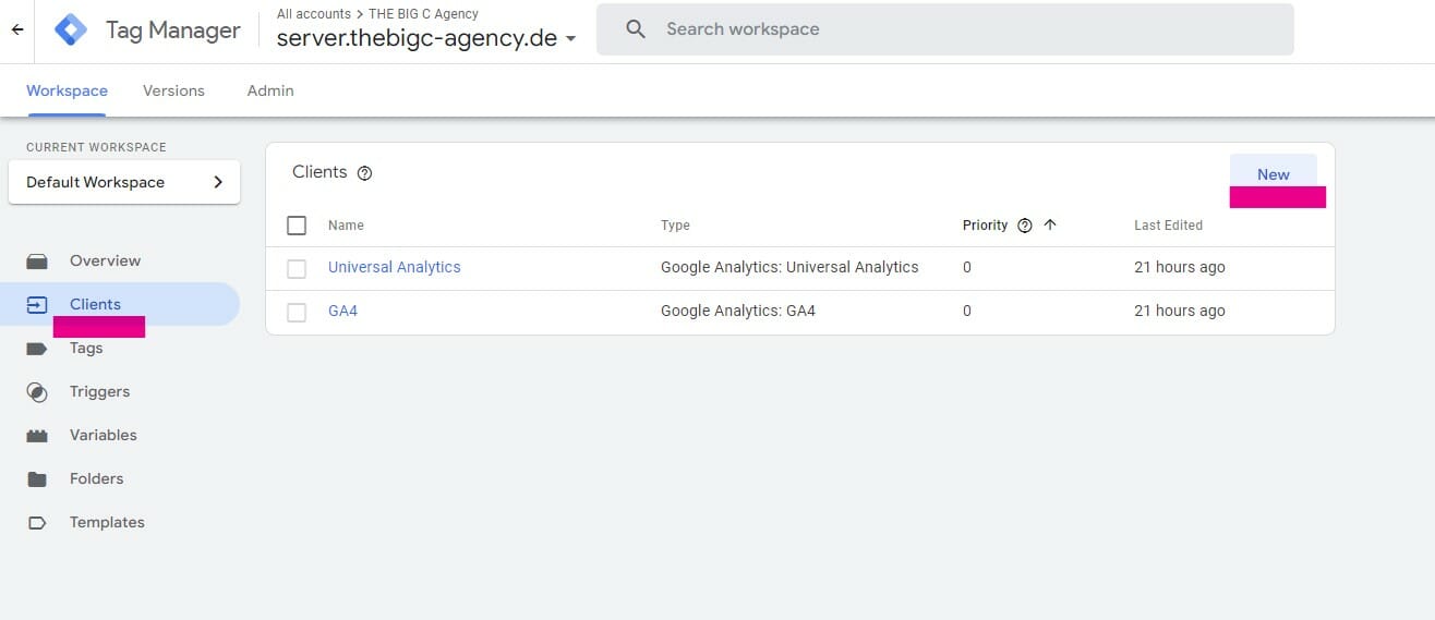 Google Tag Manager Server Side Neuer Web Client GTM