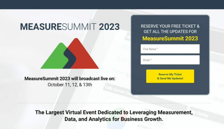 Programmtipp Measure Summit 2023
