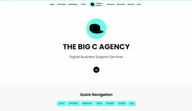 THE BIG C Agency Website