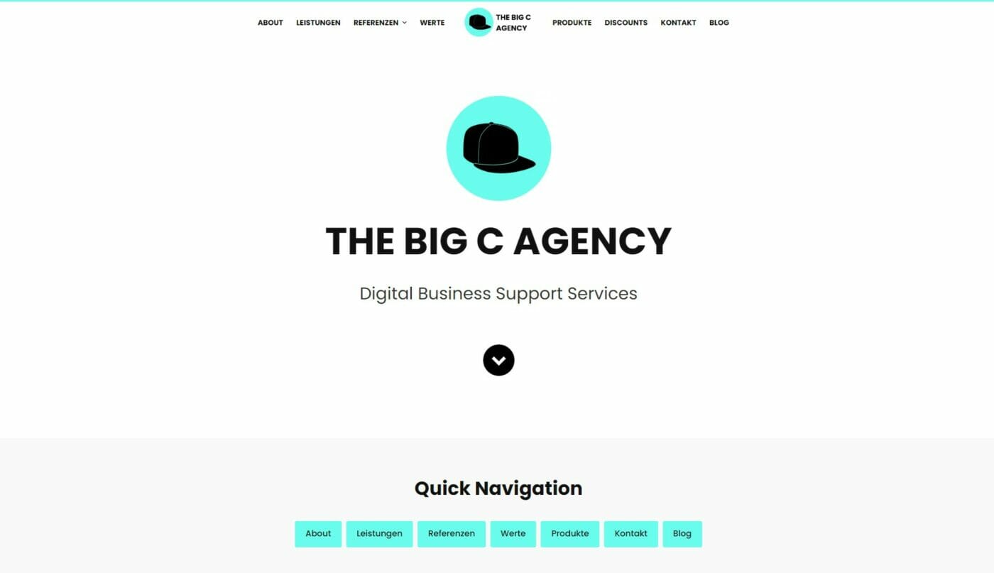 The Big C Agency Website
